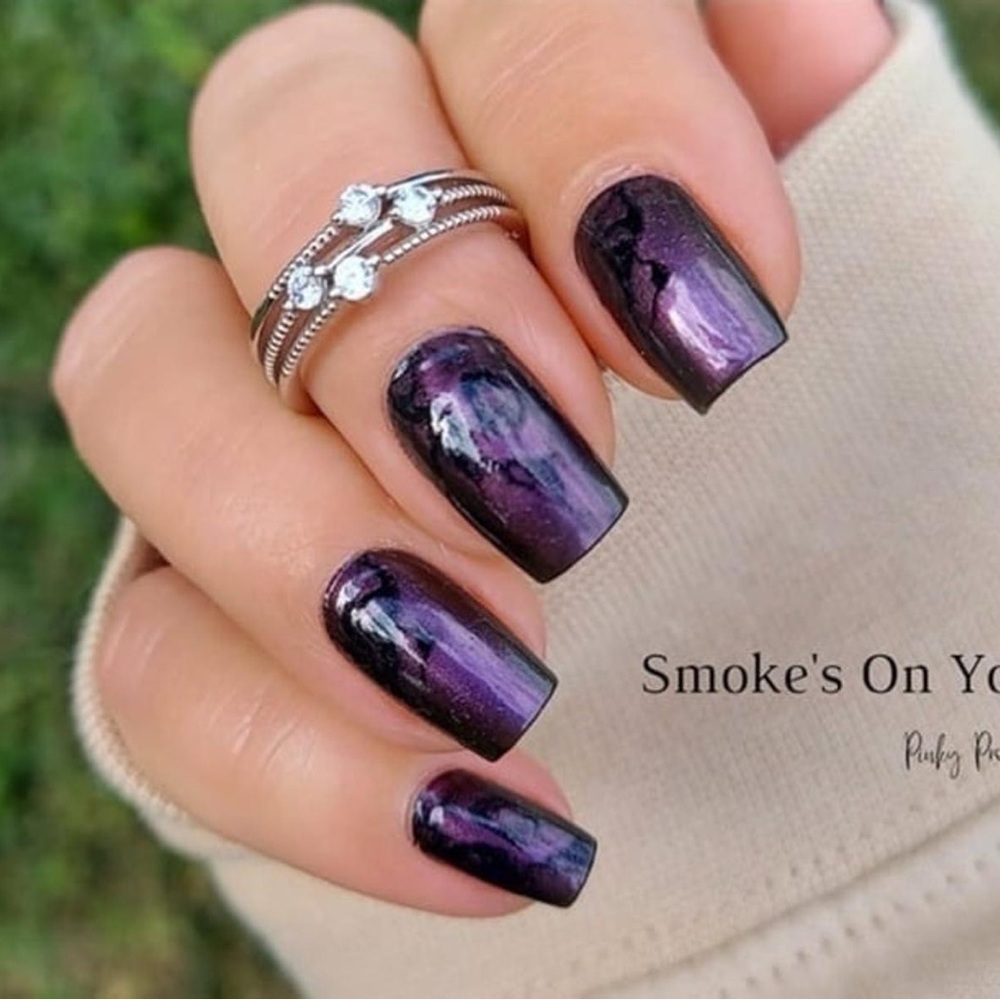 Color Street Nail Polish Strips: Smoke's On You - Picture 4 of 10